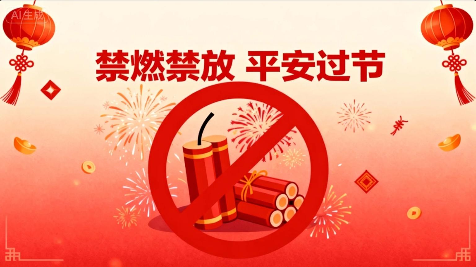 禁燃禁放 平安过节