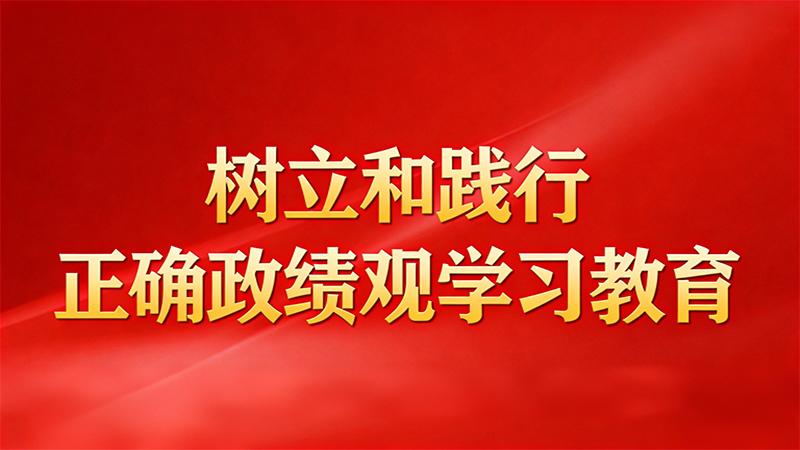 树立和践行正确政绩观学习教育